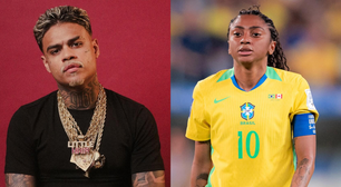 MC Cabelinho vive romance com atacante da seleção feminina de futebol, diz jornal