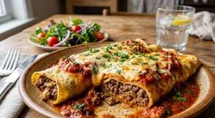 Esse detalhe deixa a panqueca de carne mais macia, saudável e suculenta