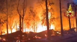 Incêndio em camping deixa dezenas de feridos no norte da Itália