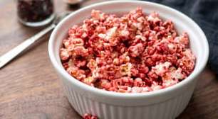 Pipoca doce vermelha: receita do pipoqueiro