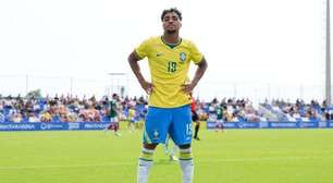 Palmeirense Heittor se destaca com a camisa da Seleção Sub-20