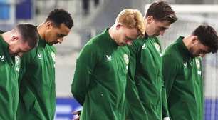 Jogadores da Irlanda repetem protesto contra Israel na Liga das Nações