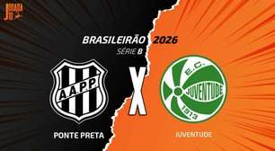 Ponte Preta x Juventude: onde assistir, escalações e arbitragem
