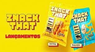 Znack That lança snacks funcionais nos sabores Requeijão e Hot Dog