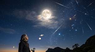 Chuva de meteoros do Cometa Halley ilumina o céu de outubro: veja como observar o fenômeno, a 'Lua do Caçador' e o encontro de planetas