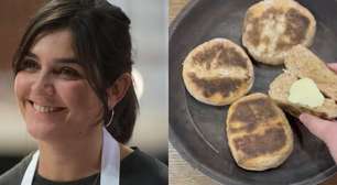 Pão de frigideira fitness com iogurte e só + 2 ingredientes: aprendi com uma veterana do 'MasterChef Profissionais' essa receita fofinha e crocante, ideal para os preguiçosos que não gostam de sovar massa de pão