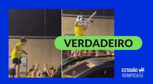 É verdadeiro o vídeo de menino segurando arma em comemoração de bolsonaristas; polícia investiga