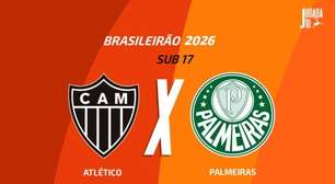 Atlético x Palmeiras (Sub-17): onde assistir, escalações e arbitragem