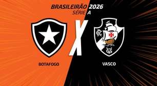 Botafogo x Vasco: onde assistir, escalações e arbitragem