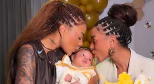 Com um ano de idade, filha de Ludmilla e Brunna Gonçalves surpreende com paixão pela música: 'A fruta não cai longe do pé'