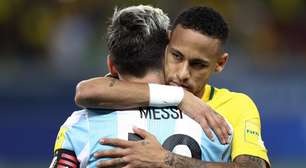 Neymar se declara a Messi antes do último jogo pela Argentina