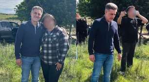 Luciano Huck grava quadro em São Gabriel e entrega prêmio de R$ 1 milhão a moradora