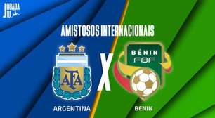 Argentina x Benim no adeus a Messi: onde assistir e escalações