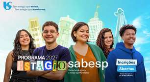 Últimos dias: Sabesp tem mais de 60 vagas de estágio para 2027; inscrições terminam em 13 de outubro