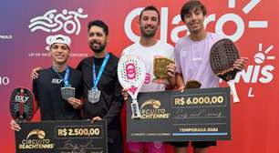Flávio Arouca e Matheus Schiavinatto se destacam e levam o título da Super Etapa do Circuito Beach Tennis em Valinhos (SP)
