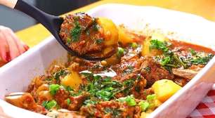 Costela com batata na panela de pressão bem macia, suculenta e derretendo, que a família vai amar