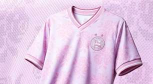 Bahia lança camisa especial para campanha do Outubro Rosa