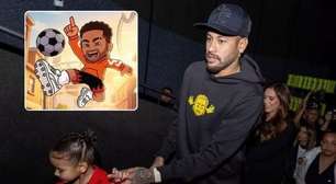 Neymar vira desenho animado e estreia personagem 'Ney Ney'