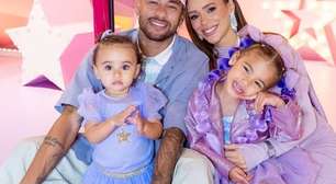 Vestido repetido de Bruna Biancardi e cunhada, Neymar Jr. de sapato rosa: veja looks da festa de 3 anos de Mavie