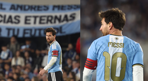 Adeus a Messi com 'look' especial: jogo de despedida tem uniforme inédito da Argentina, com referências à independência iniciada em 1810, craque aos prantos e gol; camisa custa quase 190 dólares
