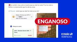 Registro de ausência para quem votou não é indício de irregularidade em eleições