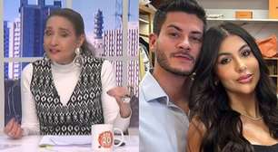 Defendeu? Sonia Abrão surpreende ao comentar o fim do casamento de Arthur Aguiar e Jheny: 'Isso que ele vai fazer'