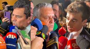Nikolas diz que Flávio 'vai passar o trator' em Lula, e Sergio Moro afirma que 'vitória está a caminho'