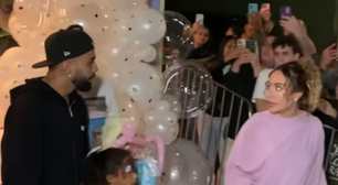 Leitura labial mostra momento em que Rafaella dá bronca em Gabigol após festa de Mavie