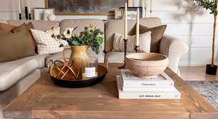 Como decorar a mesa de centro da sala: 7 truques fáceis para transformar o ambiente