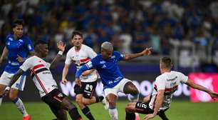 Cruzeiro vence o São Paulo em casa e entra no G4 do Brasileirão