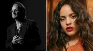Bono pediu ajuda a Rosalía com espanhol em música do U2; veja a resposta