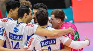 Vôlei Renata bate o Itaquá em jogo marcado por susto com Douglas e Acerola