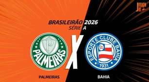 Palmeiras x Bahia, AO VIVO, com a Voz do Esporte, às 20h