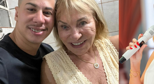 O padrasto de Eliana? Com apenas 24 anos, 17,7 mil seguidores e até uma música de amor: quem é Noé, rapaz que se diz namorado da mãe de famosa e chocou até Leo Dias; jovem tem 63 anos de diferença para Eva Michaelichen