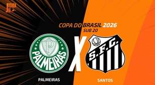 Palmeiras x Santos: onde assistir, escalações e arbitragem