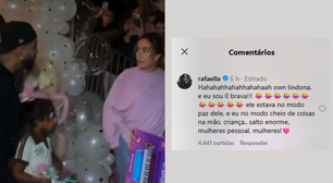 Rafaella comenta sobre 'bronca' em Gabigol: "Sou zero brava"
