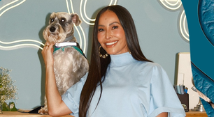Sabrina Sato aposta em boho chic e barriga de grávida à mostra no programa 'Dog House Brasil'