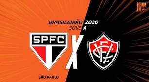 São Paulo x Vitória: onde assistir, escalações e arbitragem