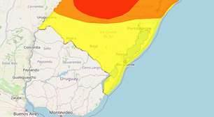RS tem alerta vermelho para grande perigo de tempestades