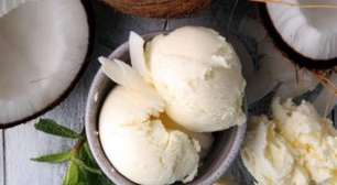 Aprenda a fazer sorvete de abacaxi com coco em casa