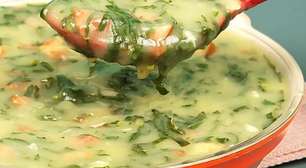 Caldo verde com calabresa fácil de fazer, uma refeição quentinha e reconfortante para a família