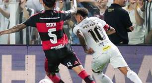 Neymar faz dois, e Santos busca empate incrível contra o Flamengo