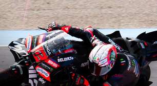 MotoGP: Bezzecchi lidera TL1 no GP da Indonésia com Diogo Moreira em 20º após queda