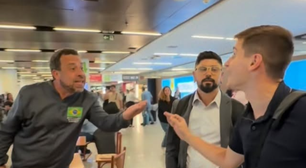 Lucas Pavanato e Guilherme Boulos discutem em aeroporto de Brasília; assista