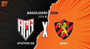 Atlético-GO x Sport: onde assistir, escalações e arbitragem