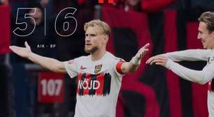 Jogo tem 11 gols no segundo tempo e vitória no último lance na Europa