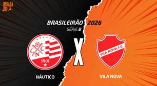 Náutico x Vila Nova: onde assistir, escalações e arbitragem