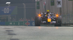 F1: Hadjar lamenta abandono na classificação em Singapura e pede recomeço para a equipe