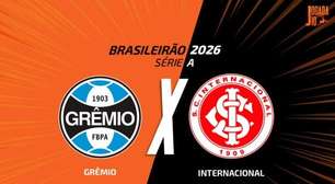 Grêmio x Internacional, AO VIVO, com a Voz do Esporte, às 16h