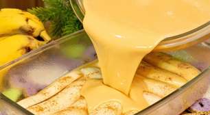 Sobremesa de banana incrivelmente saborosa, uma receita maravilhosa que todos vão adorar